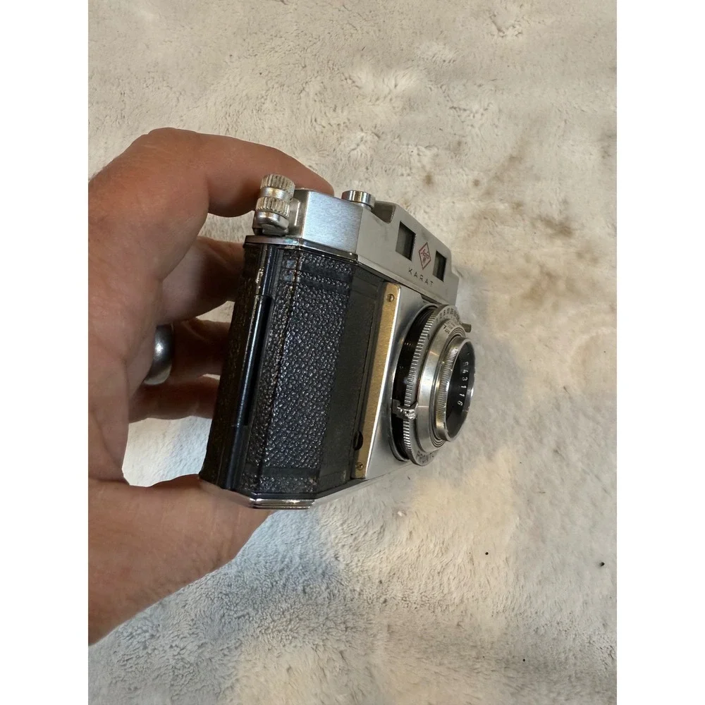 Vintage Agfa Karat 36 35mm Rangefinder Camera Solinar 50mm f2.8 Prontor-SVS Lens